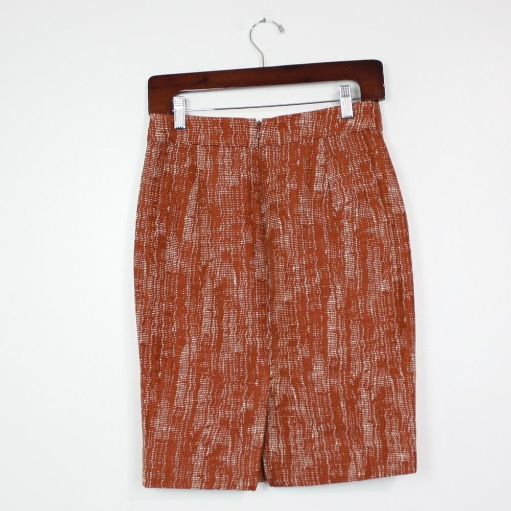 J. Crew Skirt Women's Size 0 Burnt Orange Pencil Skirt